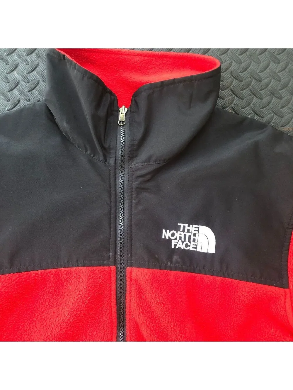 The North Face Red and Black Gore-Tex Fleece Jacket Size S